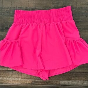 Womens High Waisted Shorts Athletic Shorts Quick Dry Flowy Shorts with Pockets